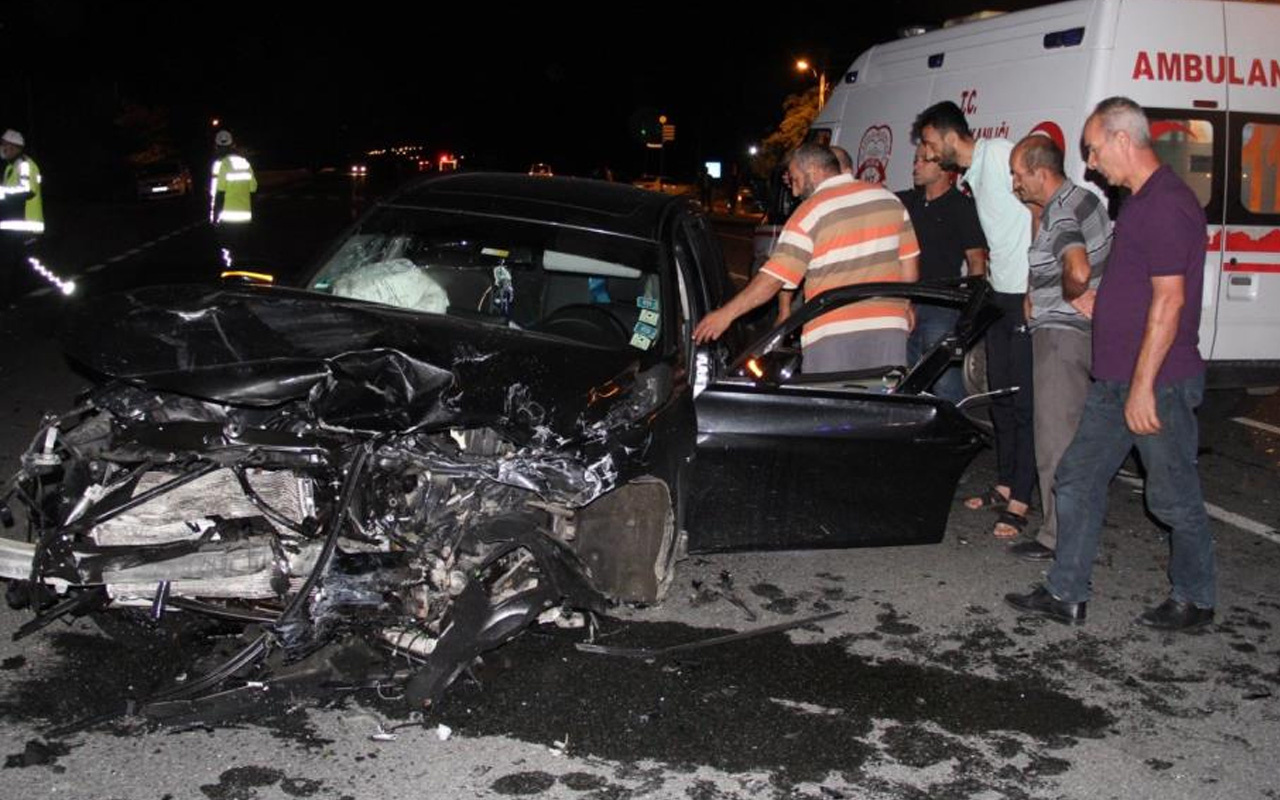 Erzincan�da trafik kazasında 10 aylık Beril öldü 7 kişi de yaralandı