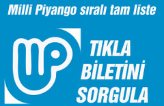 Milli Piyango sonuçları yılbaşı bileti sorgulama!