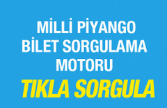 Milli Piyango bilet sorgulama 19 Mayıs özel çekilişi