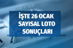 26 Ocak 2019 Sayısal Loto sonuçları açıklandı