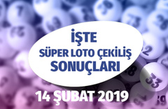 14 Şubat Süper Loto çekiliş sonuçları çıldırtan ikramiye