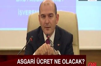 Bakan Soylu'dan asgari ücret açıklaması