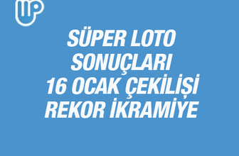 Süper Loto sonuçları Milli Piyango İdaresi 14 Ocak 2016