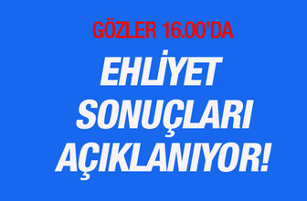 Ehliyet sonuçları 8 ekim sınav sonuc ekranı