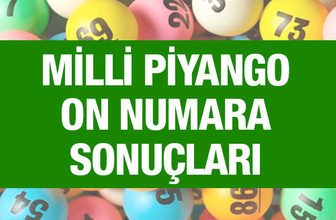 31 Ekim on numara sonuçları MPİ bilet sorgulama