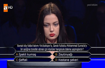 Kim Milyoner Olmak İster'de gecenin sorusu