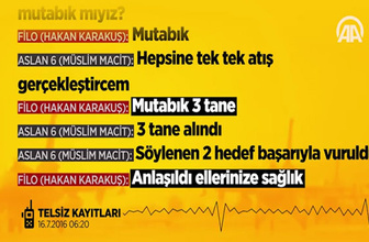 Akın Öztürk'ün damadının telsiz kaydı (15 Temmuz videoları)