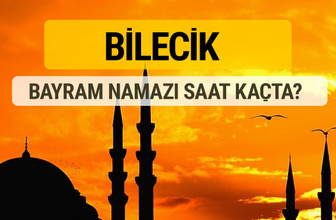 Bilecik Kurban bayramı namazı saati - 2017
