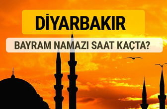 Diyarbakır Kurban bayramı namazı saati - 2017