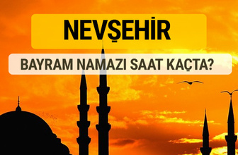 Nevşehir Kurban bayramı namazı saati - 2017