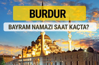 Burdur bayram namazı saat kaçta 2 rekat nasıl kılınır?