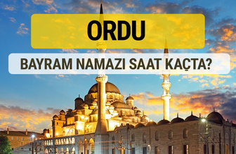 Ordu bayram namazı saat kaçta 2 rekat nasıl kılınır?