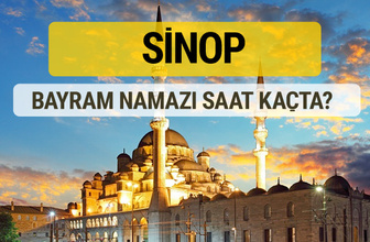 Sinop bayram namazı saat kaçta 2 rekat nasıl kılınır?