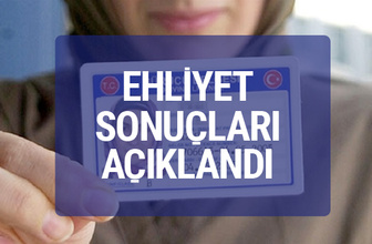 23 Aralık ehliyet sınav sonuçları sorgulama ekranı açıldı