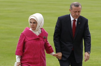 Emine Erdoğan'ın gelinlikli fotoğrafına bakın hiç görmediniz