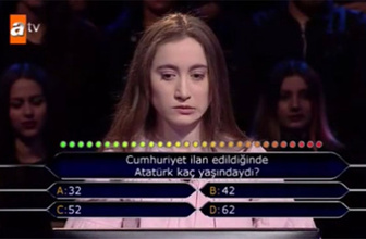Kim Milyoner Olmak İster'de Atatürk sorusuna joker kullanan yarışmacı tepki aldı