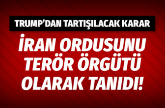 ABD, İran ordusunu terör örgütü olarak tanıdı