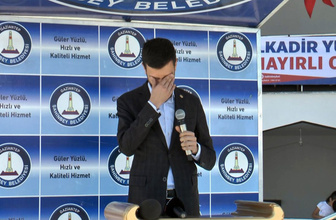 Ak Parti Gaziantep milletvekili Müslüm Yüksel'i hüngür hüngür ağlatan açılış