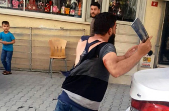 Esenyurt'ta bıçaklı satırlı sandalyeli kavgada dehşet anları
