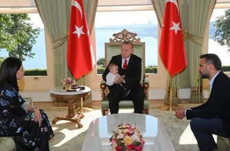 Alişan ve Buse Varol Cumhurbaşkanı Erdoğan'a ziyarete gitti