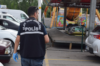 Malatya'da lunaparkta akıl almaz kaza