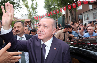 Cumhurbaşkanı Erdoğan'a yoğun ilgi