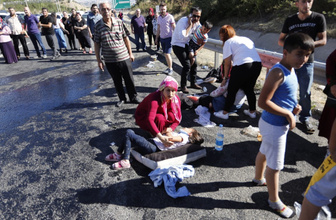 Ankara'da piknik yolunda kaza 16 yaralı