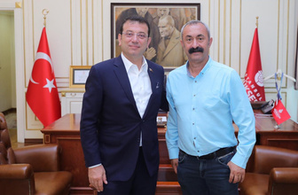Komünist Başkan Fatih Maçoğlu, Ekrem İmamoğlu'nu ziyaret etti