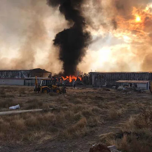 Konya Da Eregli Organize Sanayi Bolgesinde Fabrika Yangini Internet Haber