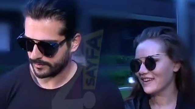 Burak Özçivit ve Fahriye Evcen bebekleri için kesenin ağzını açtı