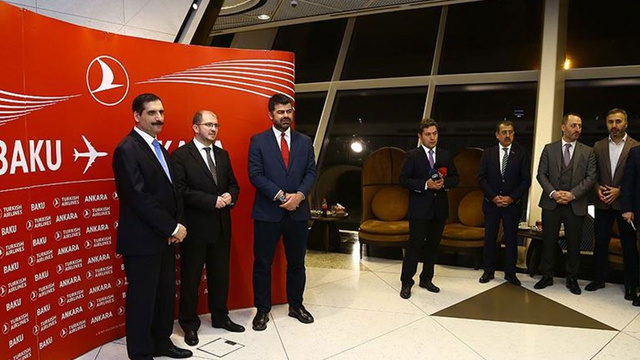 THY, Ankara-Bakü uçuşlarına başladı