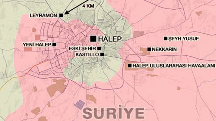 Halep Haritasi Son Durum Geriye Bu Kadar Yer Kaldi Internet Haber