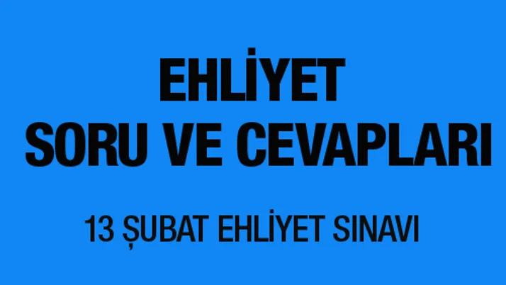 Ehliyet Soru Cevaplari 13 Subat Meb Indirme Sayfasi Internet Haber