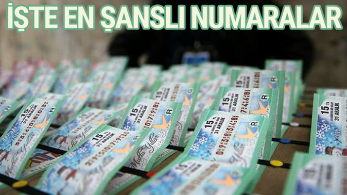 Milli piyango yılbaşı bileti en şanslı numaralar hangisi?