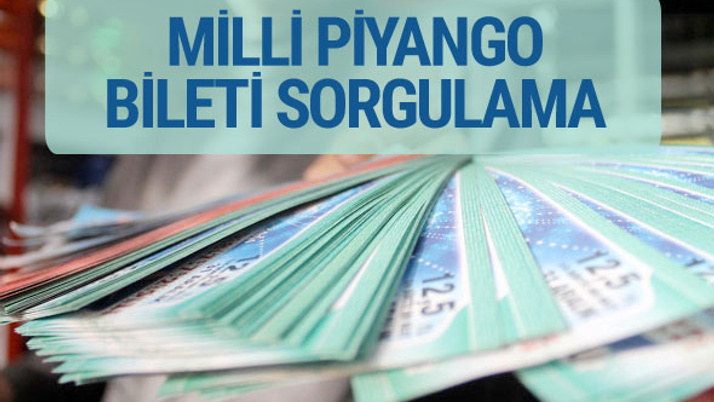 Milli Piyango bileti 19 Nisan çekilişi sorgulama