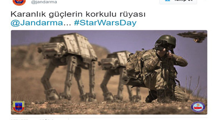Jandarma Genel Komutanlığı'ndan Star Wars göndermesi