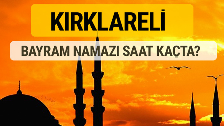 Kırklareli Kurban bayramı namazı saati - 2017