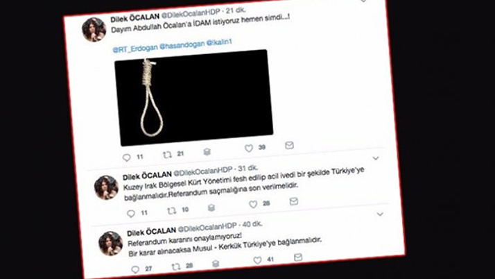 Dilek Öcalan'ın Twitter hesabı hacklendi!
