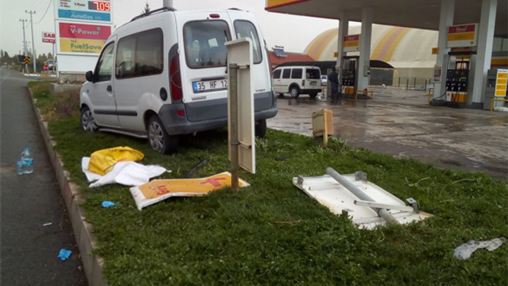 Kalp krizi geçiren sürücü kamerada