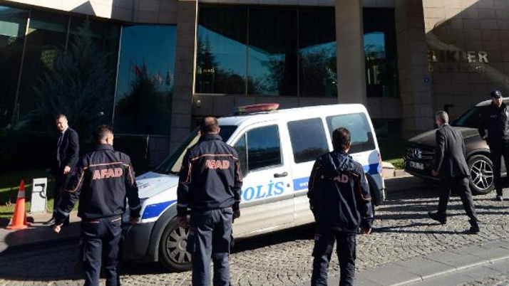 TBMM'nin karşısındaki otelde şoke eden olay