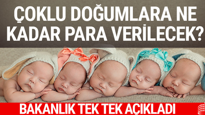 Bakanlık açıkladı ! İkiz doğumlara para yardımı hastalara ise fatura...