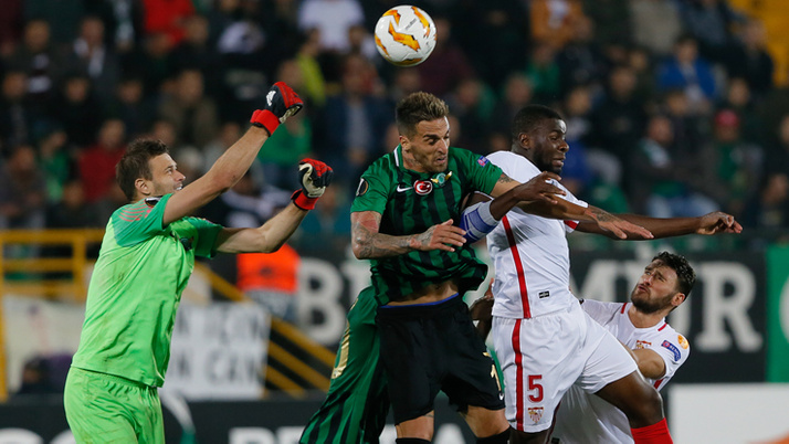Akhisarspor Sevilla UEFA Avrupa Ligi maçı golleri ve geniş özeti
