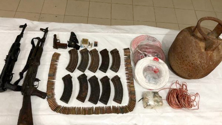 Bitlis'te PKK'ya ait silah ve mühimmat ele geçirildi