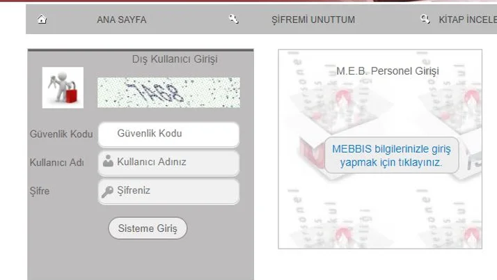 E Mufredat Meb Personel Girisi Ekrani Erisim Hatasi Internet Haber