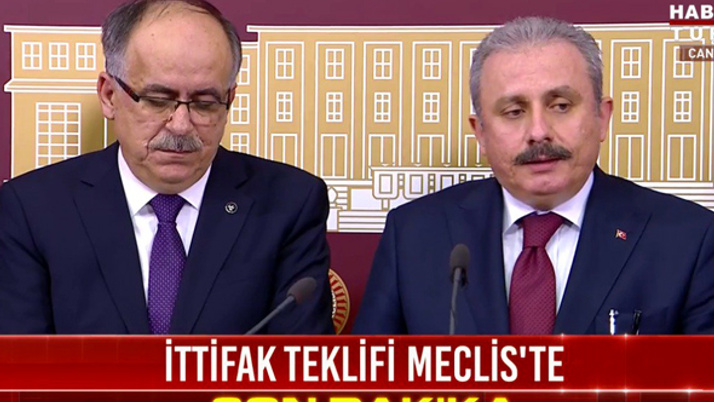 AK Parti MHP ittifak teklifi Meclis'e sunuldu işte bomba maddeler