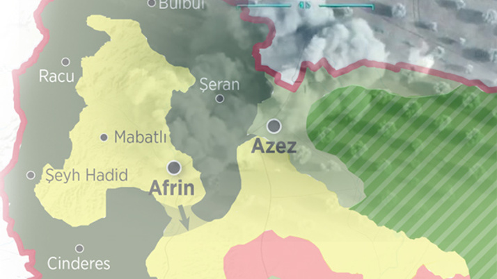 Abdullah Ağar harita paylaştı işte PKK'nın gizlediği Afrin gerçekleri
