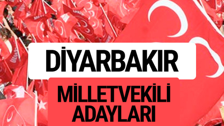 MHP Diyarbakır milletvekili adayları 2018 YSK kesin listesi