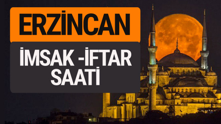 Erzincan imsak vakti iftar sahur saatleri -Sabah akşam ezanı kaçta?