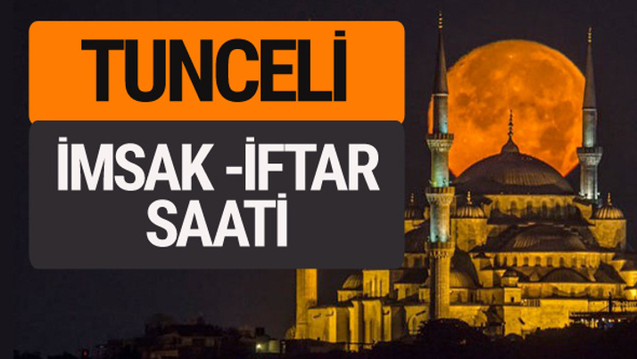 Tunceli imsak vakti iftar sahur saatleri -Sabah akşam ezanı kaçta?