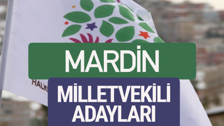 HDP Mardin milletvekili adayları 2018 YSK isim listesi